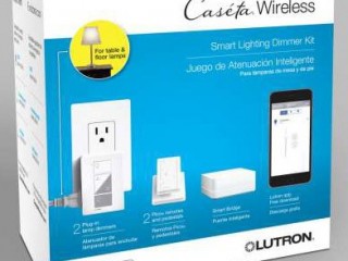 Caseta Wireless Plugin lamp dimmer kit with Smart Bridge